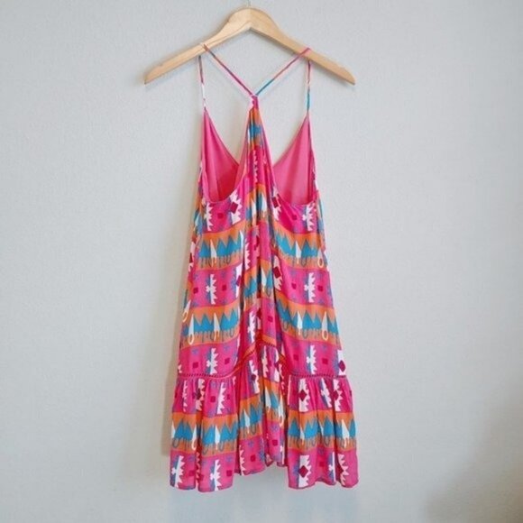 Izzy & Lola Dress Boho Tribal Print Sz M - Picture 7 of 10